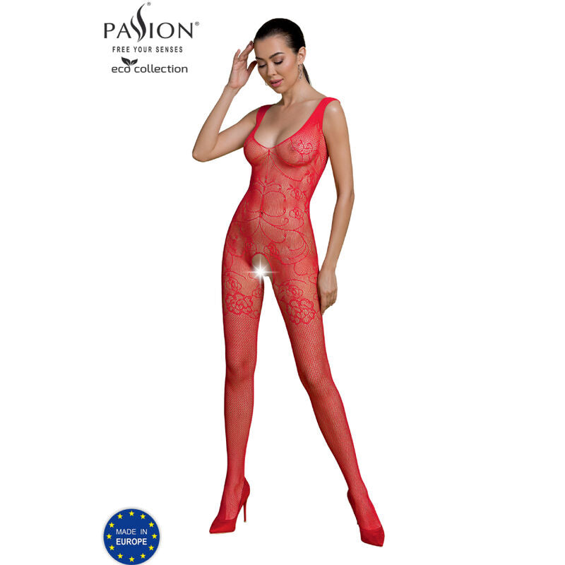 PASSION - BODYSTOCKING ECO COLLECTION ECO BS012 BLANC