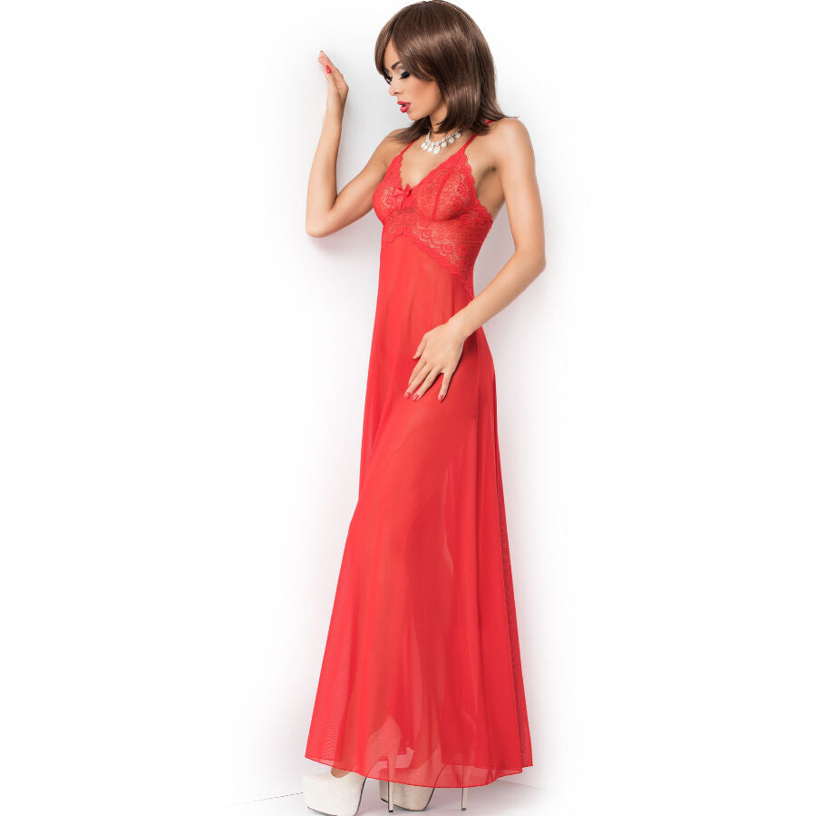 Nuisette Longue Rouge CR 3883 | Babydoll Sexy | Chilirose