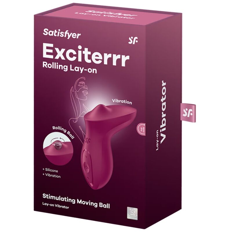 SATISFYER - VIBRATEUR EXCITERRR À POSER SUR LE CLITORIS FUCHSIA