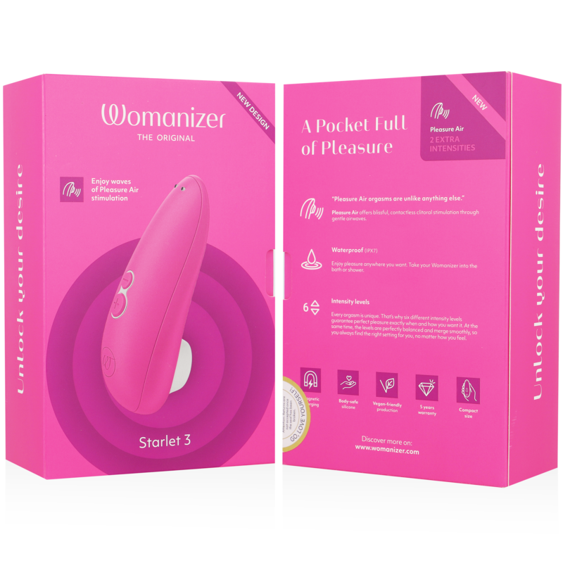 Womanizer Starlet 3 | Stimulateur Clitoris Rose | Abordable