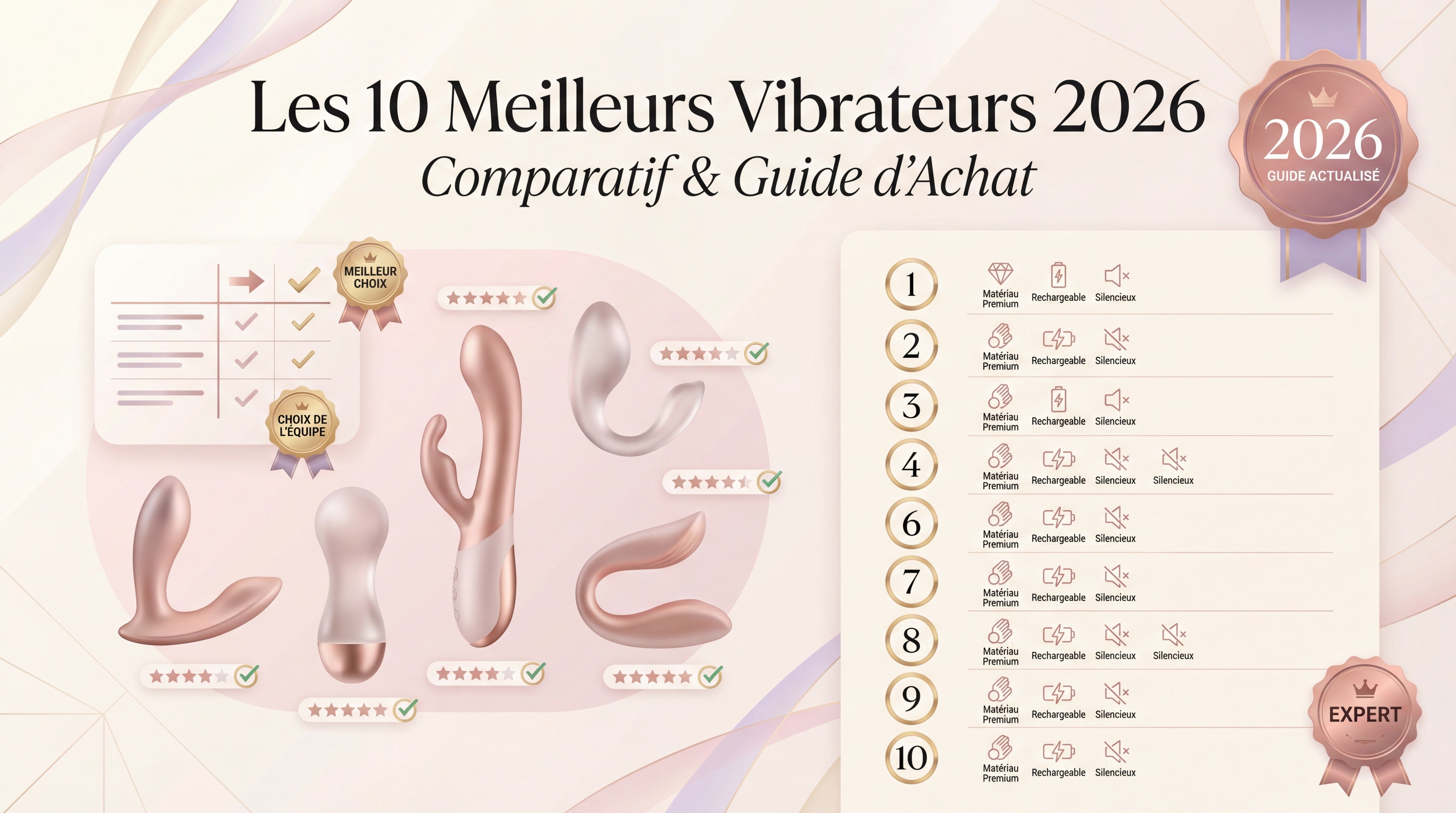 10 meilleurs vibrateurs 2026