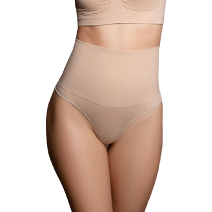 BYE-BRA - FAONNEUR SANS POINTS STYLE STRING BEIGE TAILLE XXL
