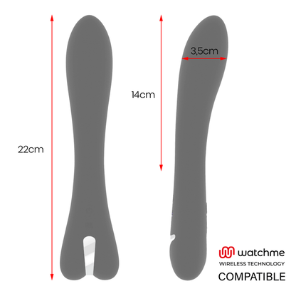 BRILLY GLAM - RYAN VIBRATEUR WATCHME TECHNOLOGIE SANS FIL COMPATIBLE