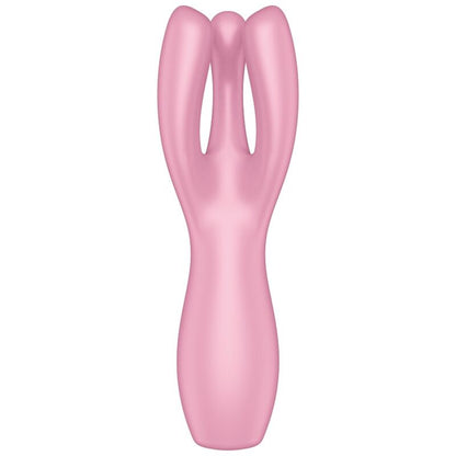 SATISFYER - VIBRATEUR THREESOME 3 ROSE