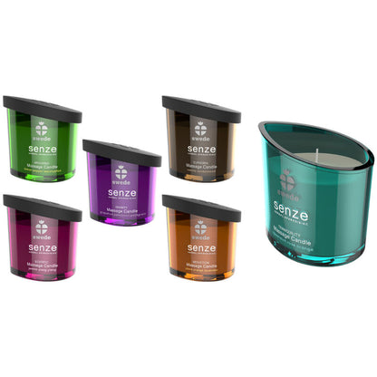 BOUGIE DE MASSAGE SWEEDE SENZE EUPHORIA - VANILLE, BOIS DE SANTAL - 50 ML
