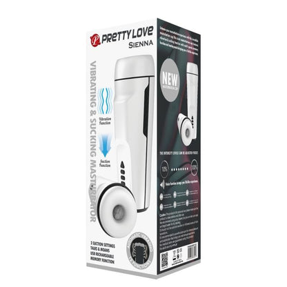 PRETTY LOVE - SIENNA MASTURBATEUR VIBRANT POUR HOMMES AVEC VOIX ET ASPIRATION