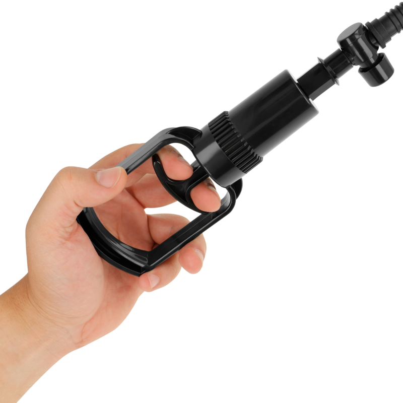 INTENSE - POMPE VAGINALE MANUELLE AVEC DEUX COUPELLES INTERCHANGEABLES