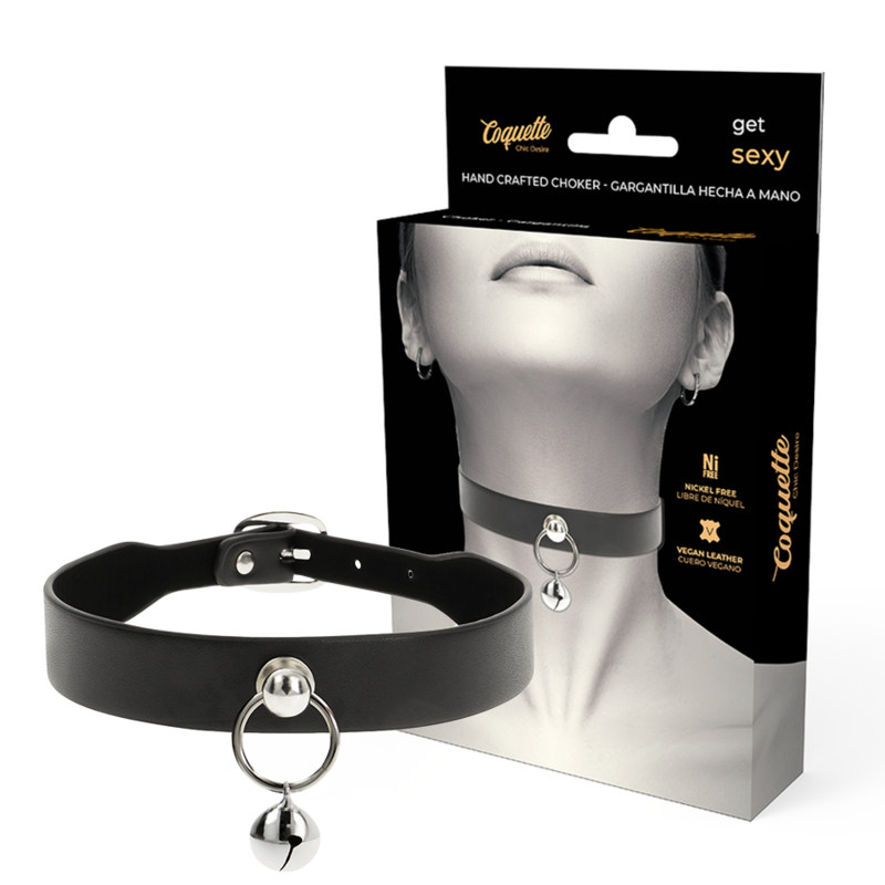 COQUETTE - CHIC DESIRE COLLIER CUIR VEGAN FEMME ACCESSOIRE HOCHET/CERCEAU