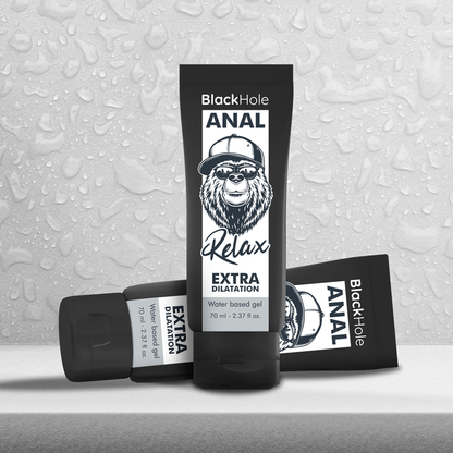 BLACK HOLE - GEL DE DILATATION ANALE À BASE D'EAU 70 ML