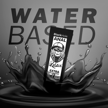 BLACK HOLE - GEL DE DILATATION ANALE À BASE D'EAU 70 ML