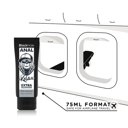 BLACK HOLE - GEL DE DILATATION ANALE À BASE D'EAU 70 ML