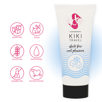 KIKÍ TRAVEL - LUBRIFIANT EFFET REFROIDISSANT 50 ML