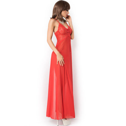 Nuisette Longue Rouge CR 3883 | Babydoll Sexy | Chilirose