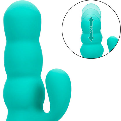 CALEXOTICS - VIBRATEUR DEL MAR DIVA RABBIR AQUA GREEN PAR CALIFORNIA DREAMING