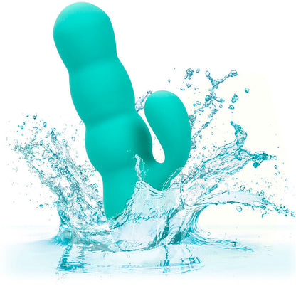 CALEXOTICS - VIBRATEUR DEL MAR DIVA RABBIR AQUA GREEN PAR CALIFORNIA DREAMING