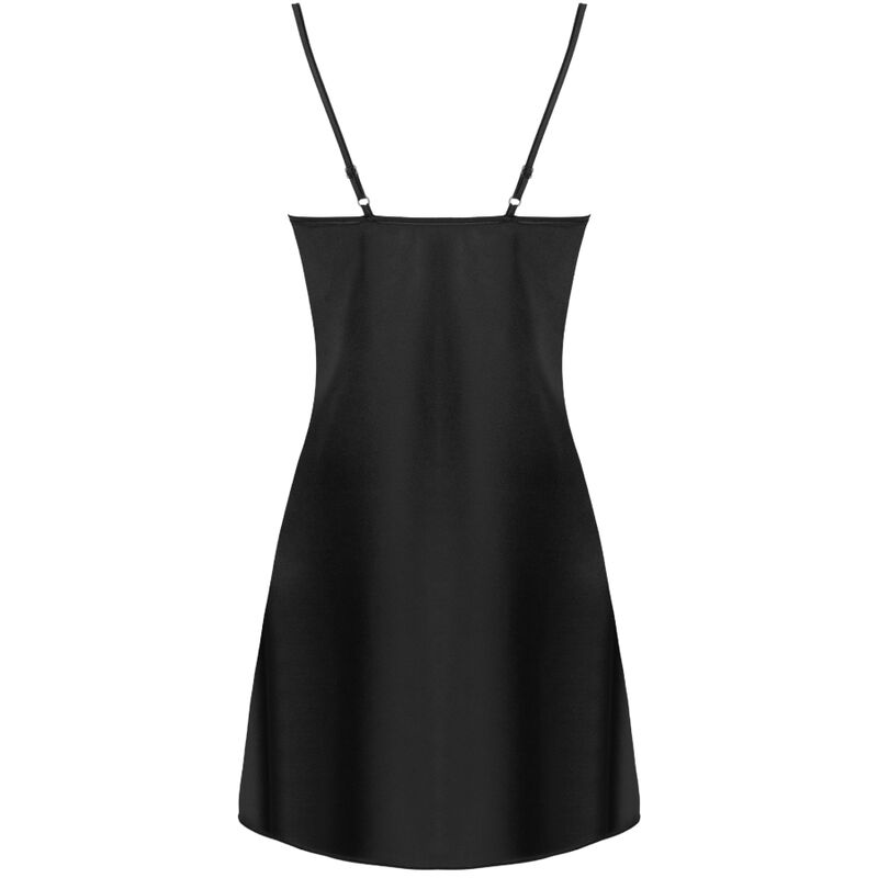 LIVCO CORSETTI FASHION - JACQUELINE LC 90249 ROBE DE CHAMBRE + CHEMISE + CULOTTE NOIR L/XL