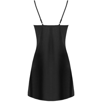 LIVCO CORSETTI FASHION - JACQUELINE LC 90249 ROBE DE CHAMBRE + CHEMISE + CULOTTE NOIR L/XL