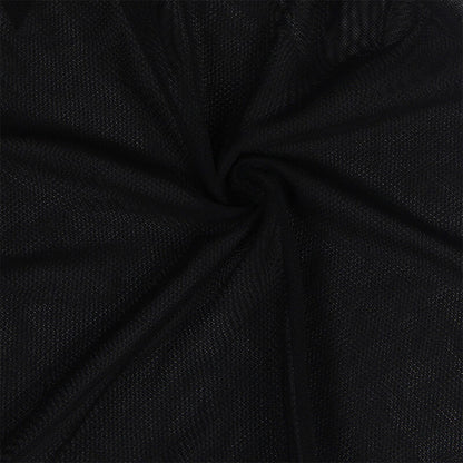 SUBBLIME - TISSU TULLE BABYDOLL AVEC DENTELLE ET DÉTAIL FLEUR NOIR S/M