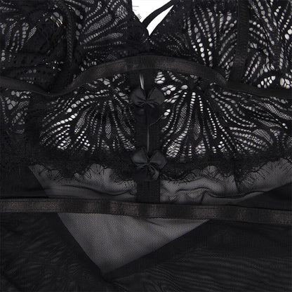 SUBBLIME - BABYDOLL  BRETELLES EN DENTELLE RÉGLABLES NOIR L/XL