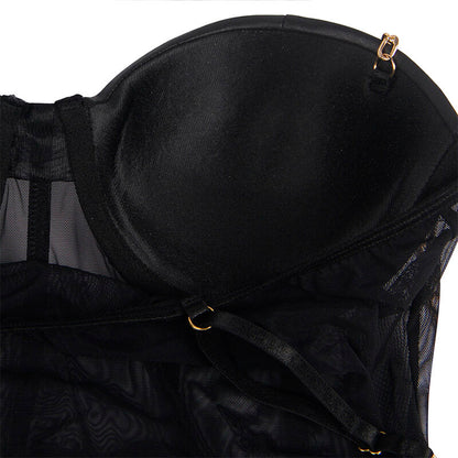 SUBBLIME - BODY NOIR  BRETELLES CHAÎNE L/XL