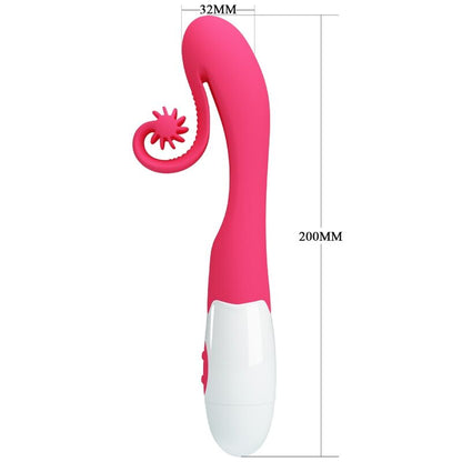 ROMANCE - VIBRATEUR ET STIMULATEUR 30 VITESSES ROSE