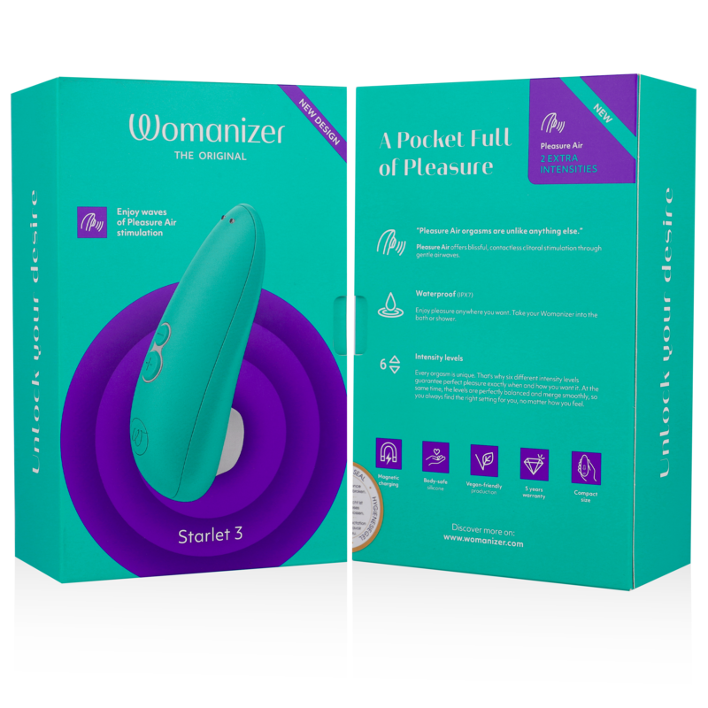 Womanizer Starlet 3 | Stimulateur Clitoris Turquoise | Abordable