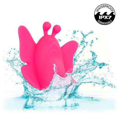CALEXOTICS - NEON VIBES FLUTTER VIBE STIMULATEUR 10 VIBRATIONS ROSE