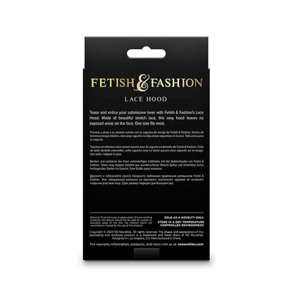 NS NOVELTIES - FETISH & FASHION CAPUCHE EN DENTELLE NOIRE