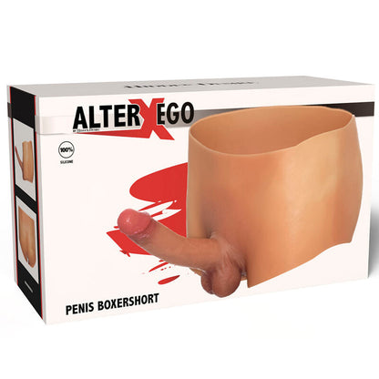 HIDDEN DESIRE - ALTER EGO BOXERSHOT AVEC PÉNIS 18 CM TAILLE S/M