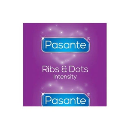 PASANTE - PRÉSERVATIFS INTENSITÉ RIBS & DOTS 144 UNITÉS