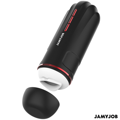 JAMYJOB - MASTURBATEUR BUCCAL AUTOMATIQUE MEGABITE 5 MODES D'ONDES STIMULANTES ET DE VIBRATIONS