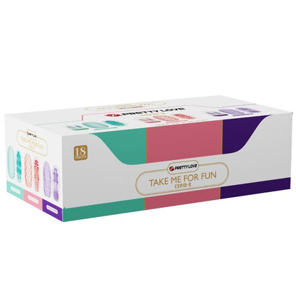 PRETTY LOVE - CUPID X 18 MASTURBATEURS POUR HOMMES DIFFÉRENTES TEXTURES