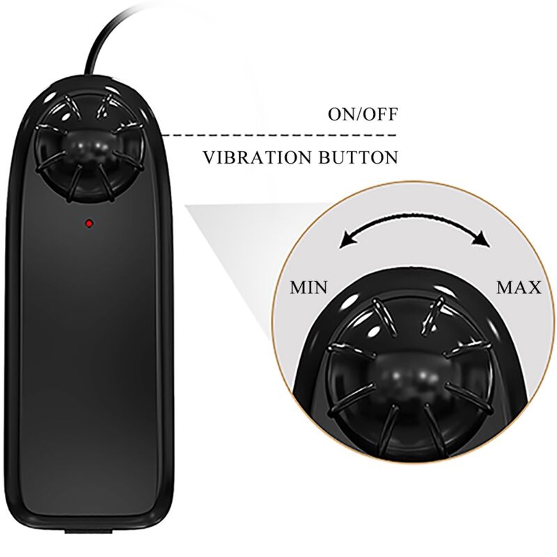 BAILE - CATOBLEPAS VIBRATEUR RÉALISTE 20,6 CM FLESH TÉLÉCOMMANDE