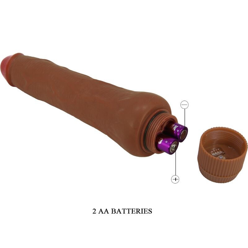 BAILE - VIBRATEUR RÉALISTE DRYADE 25 CM MULÂTRE