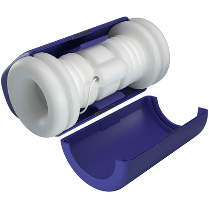 PRETTY LOVE - MASTURBATEUR POUR HOMME DJ LADY AVEC VIBRATION 5 RÉGLAGES VIOLET