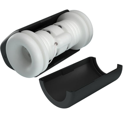 PRETTY LOVE - MASTURBATEUR POUR HOMME DJ GIRL AVEC VIBRATION 5 RÉGLAGES NEGRO