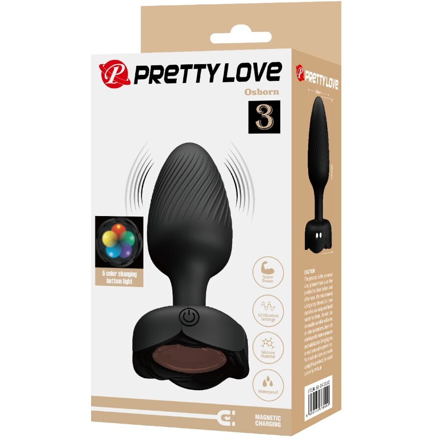 Plug Anal LED Osborn | Lumières Clignotantes | Pretty Love