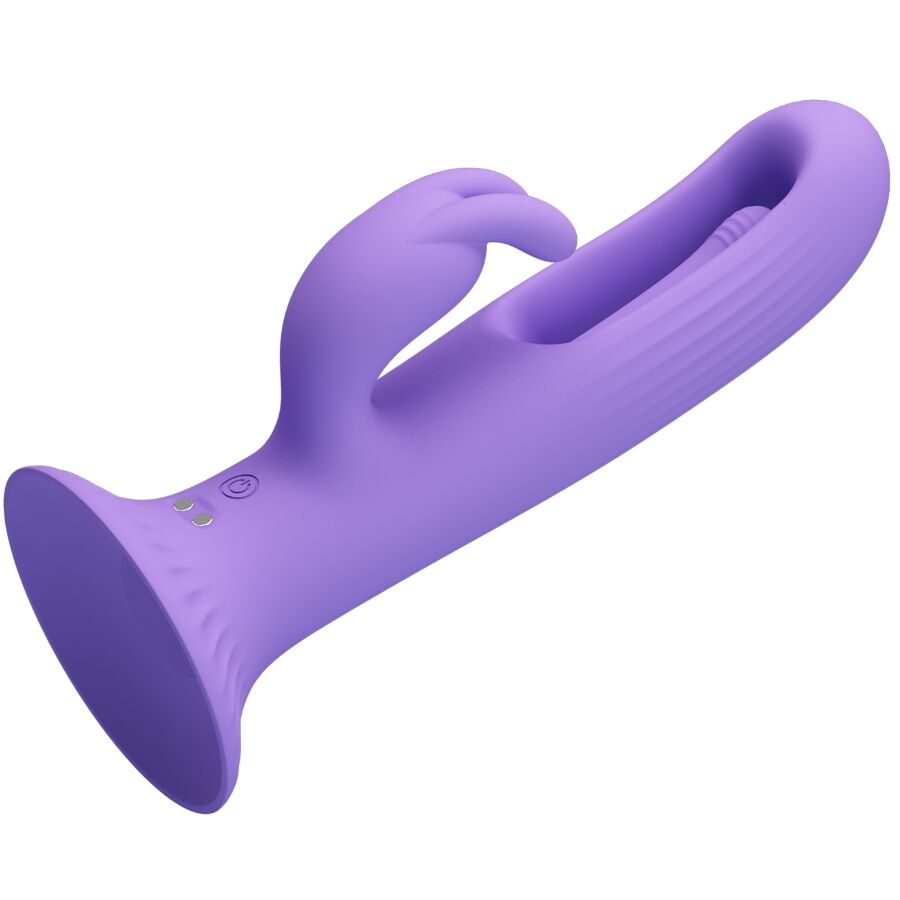 PRETTY LOVE - VIBRATEUR LAPIN KILLMOULIS 12 MODES DE VIBRATION VIOLET