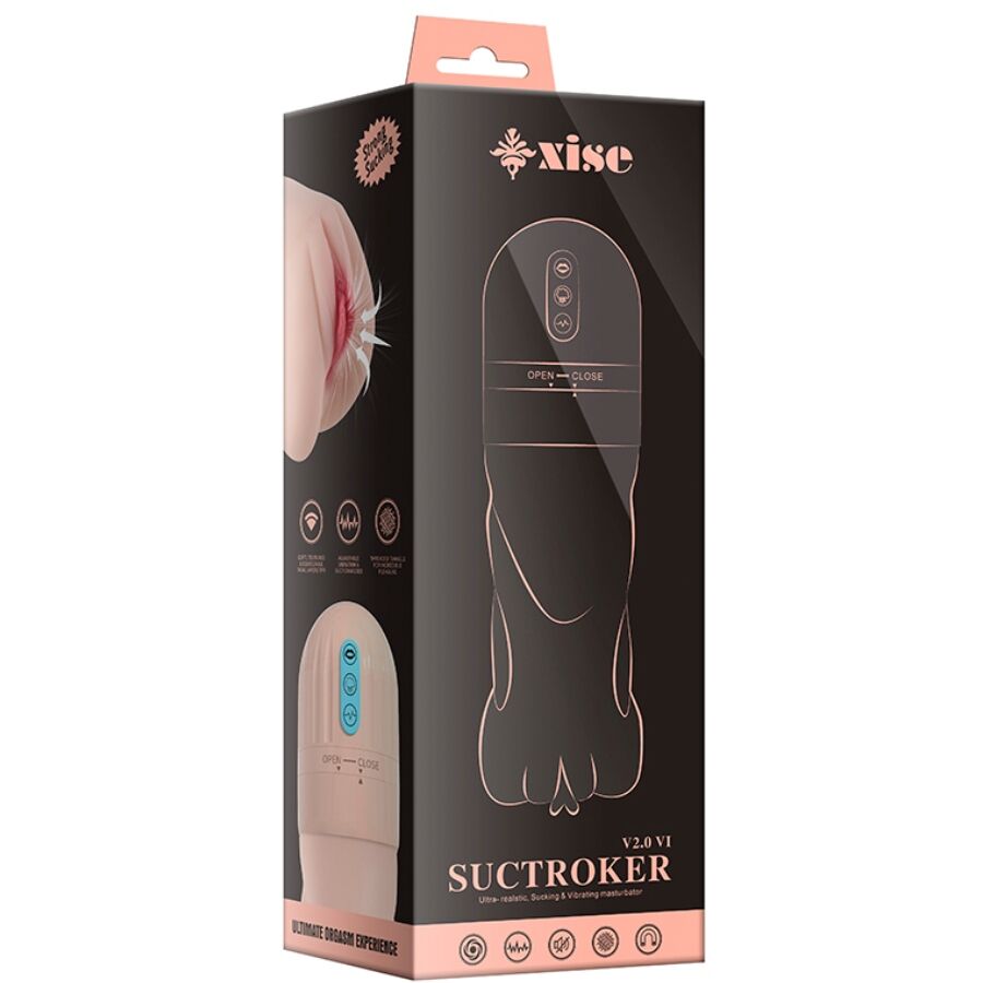 XISE - SUCTROKER V2.0 VI MASTURBATEUR VAGIN AVEC VIBRATION
