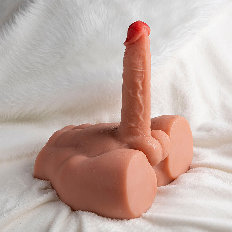 XISE - PEEL DILDO ASS GODE RÉALISTE MASTURBATEUR POSITION FRONTALE AVEC POUSSÉE 17,5 CM
