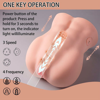 XISE - LYDIA MASTURBATEUR VAGIN FÉMININ AVEC POUSSÉE 25 CM