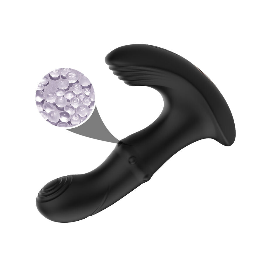 ARMONY - VIBRATEUR DE PROSTATE ANAL AVEC TÉLÉCOMMANDE NOIR