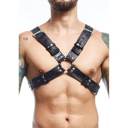 MOB - CEINTURE HARNAIS NOIRE DNGEON TAILLE UNIQUE X