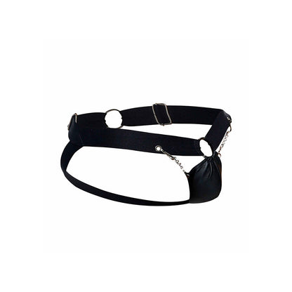 MOB - JOCKSTRAP DNGEON NOIR À CHAÎNE TAILLE UNIQUE