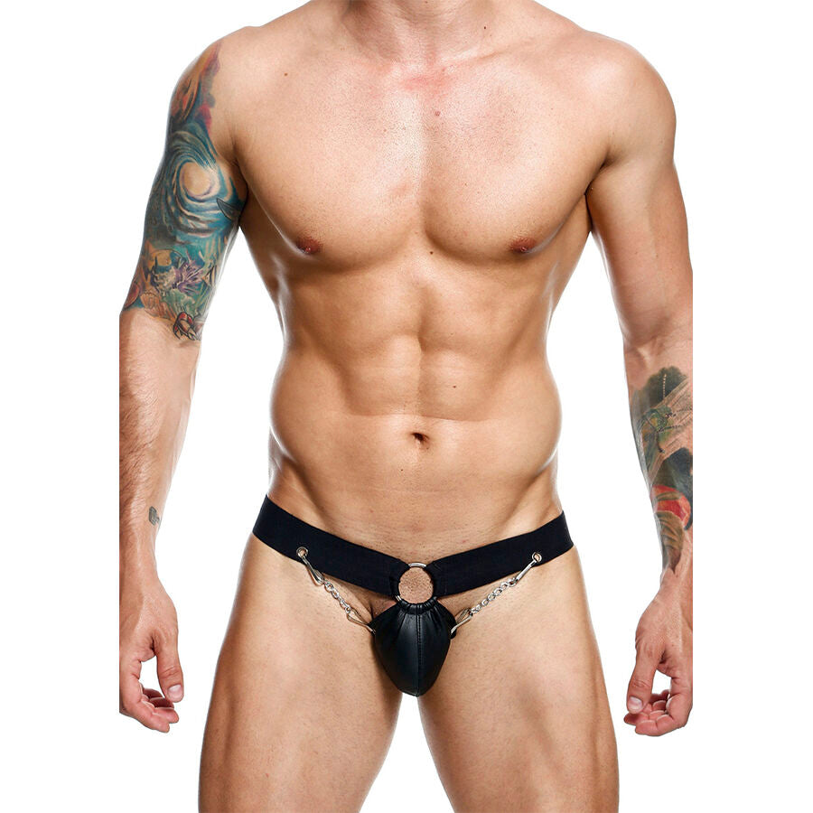 MOB - JOCKSTRAP DNGEON NOIR À CHAÎNE TAILLE UNIQUE
