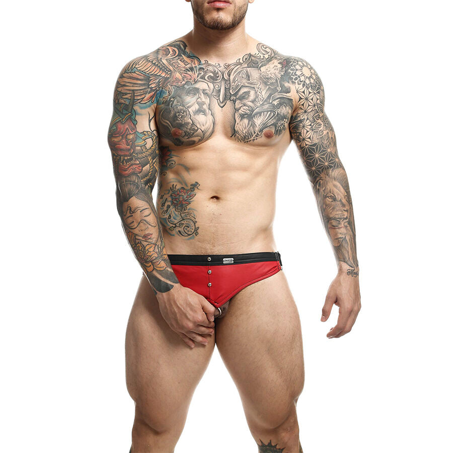 MOB - DNGEON JOCKSTRAP ANNEAU PÉNITENITAIRE ROUGE TAILLE UNIQUE