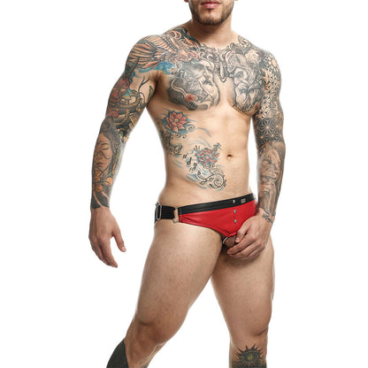 MOB - DNGEON JOCKSTRAP ANNEAU PÉNITENITAIRE ROUGE TAILLE UNIQUE