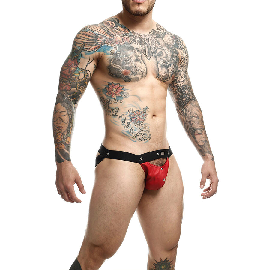 MOB - DNGEON JOCKSTRAP ATHLETE ROUGE TAILLE UNIQUE