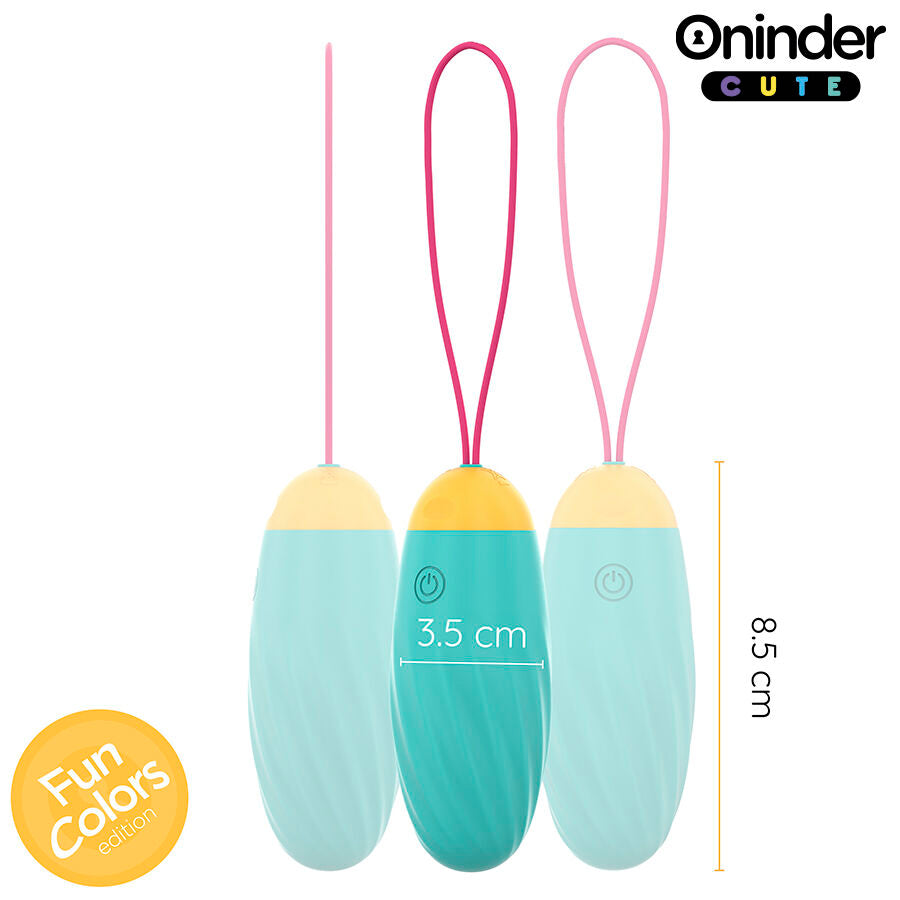 ONINDER CUTE - ŒUF VIBRO-ROTATIF EN SILICONE AVEC PIERRE PRÉCIEUSE - APPLICATION GRATUITE DANS LE MONDE ENTIER