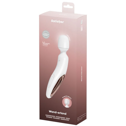 SATISFYER - WAND ERLAND MASSEUR VIBRANT BLANC